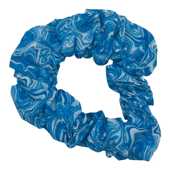 Blue Marble Scrunchie