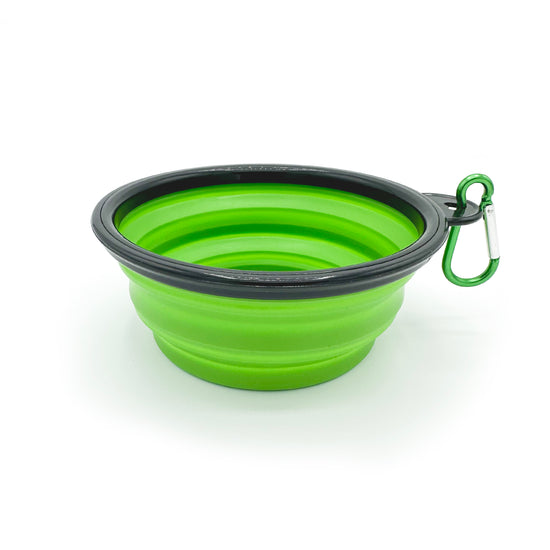 Collapsible Dog Bowl Green