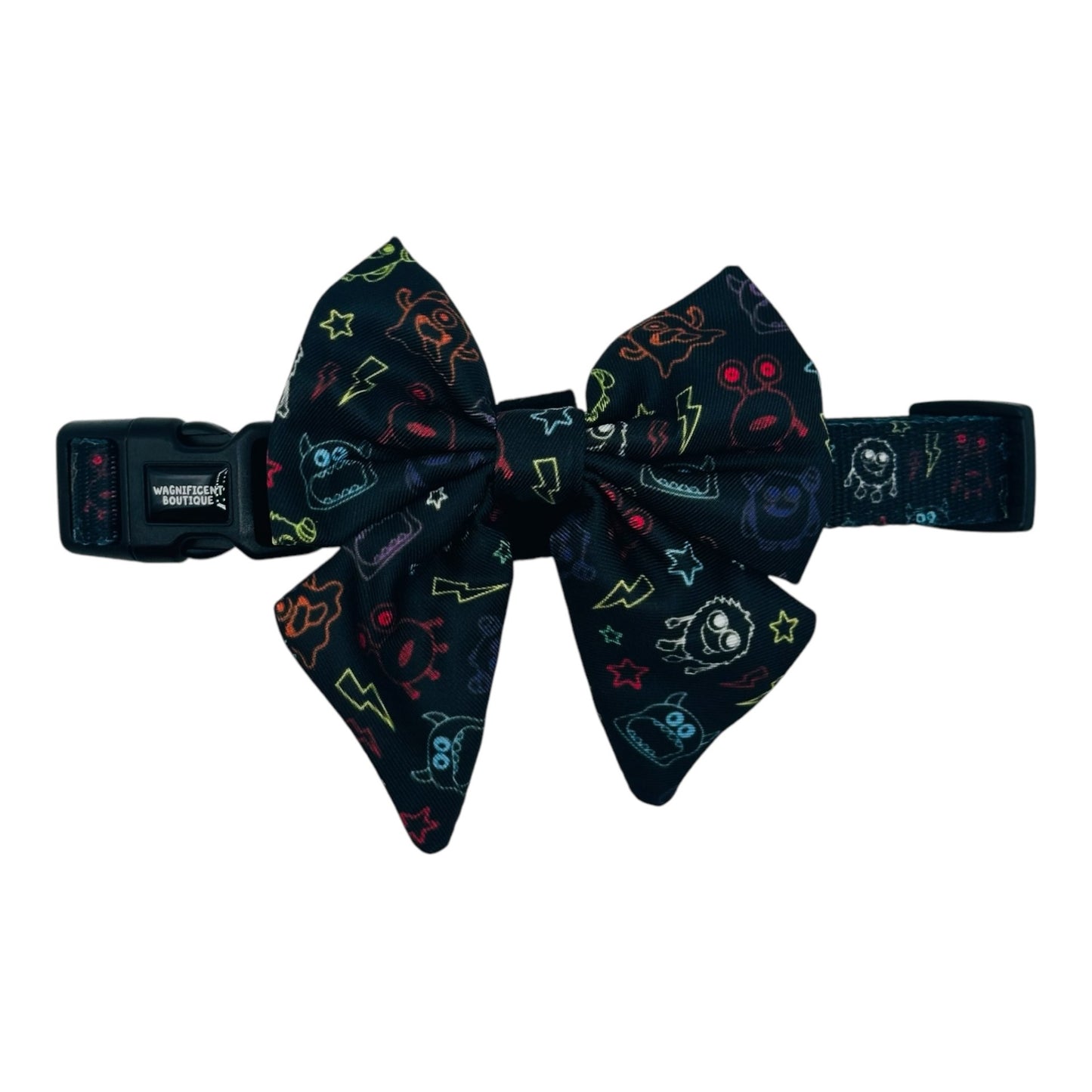 Neon Monsters Sailor Bow