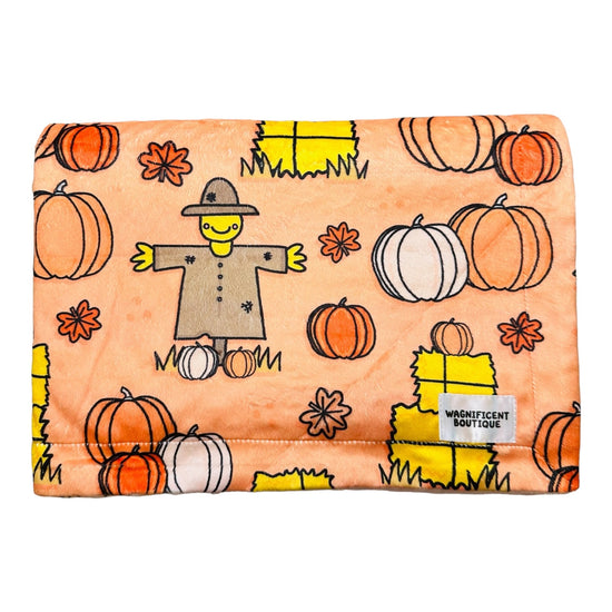 Pumpkin Patch Dog Blanket