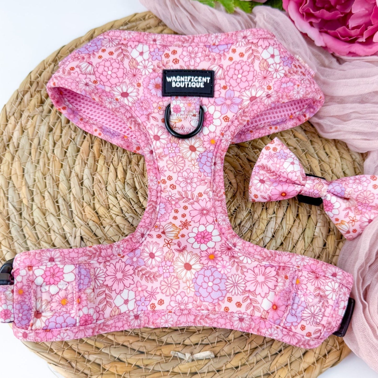 Pink Posy Club Bow