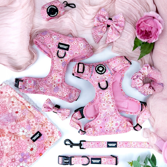 Pink Posy Club Bow