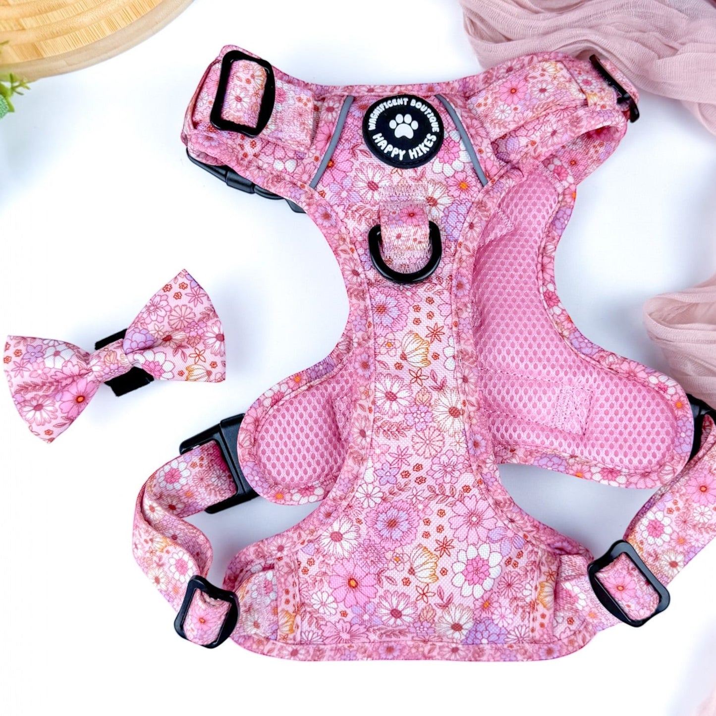 Pink Posy Club Bow