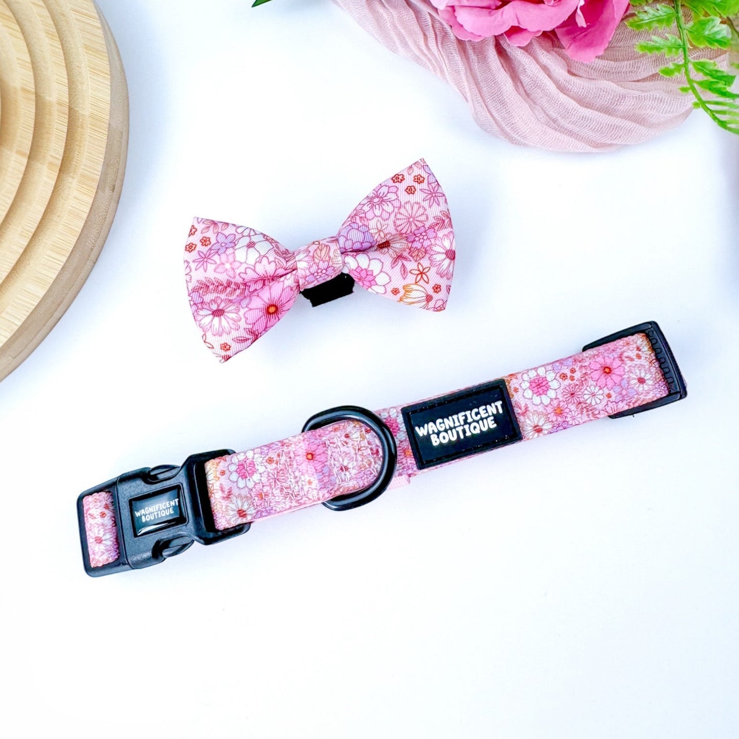 Pink Posy Club Bow