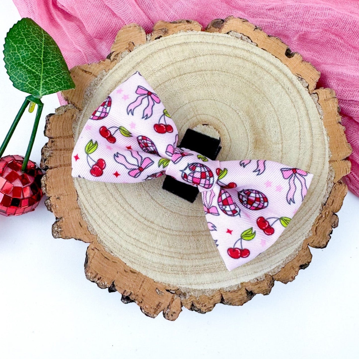 Cherry Disco Bow