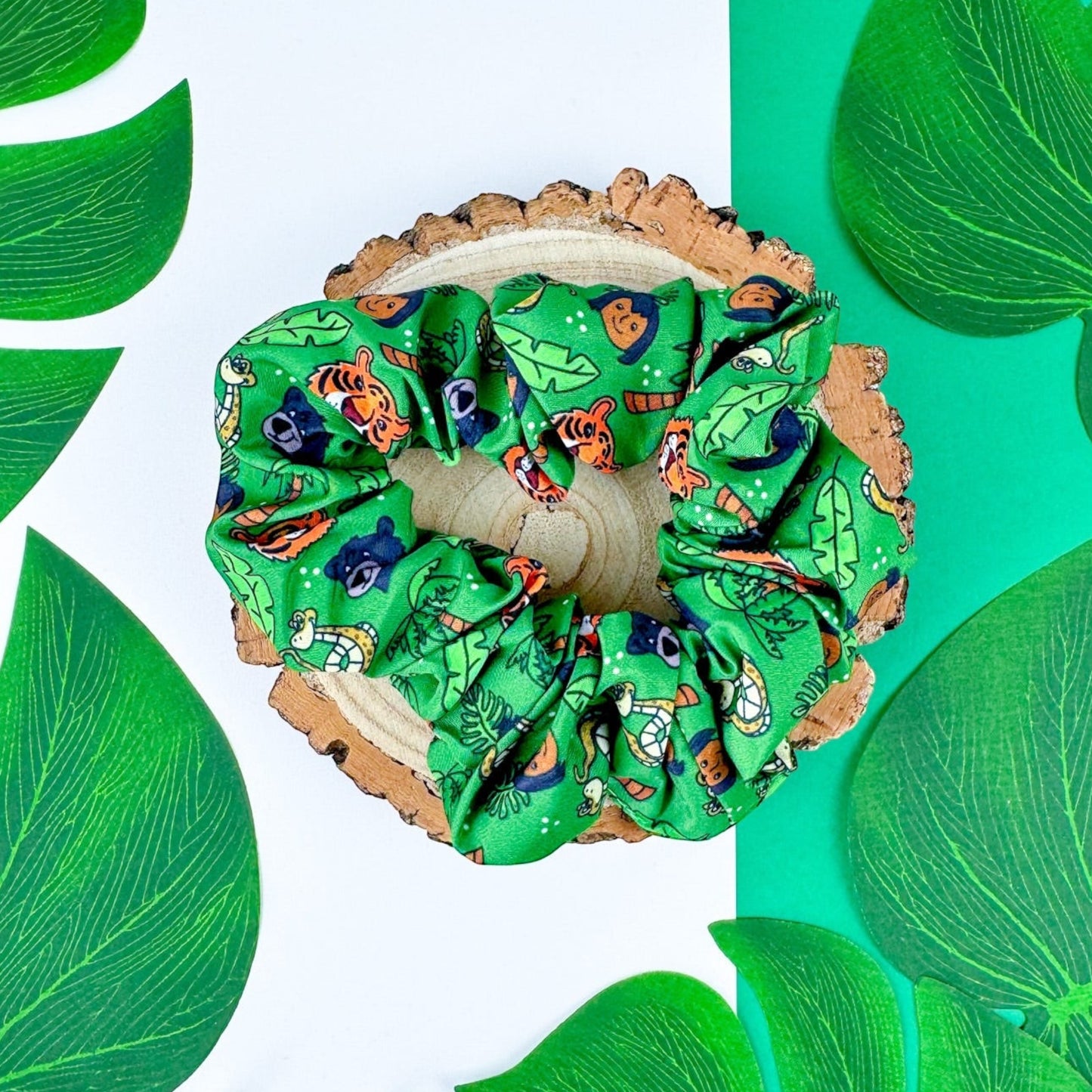 Jungle Woof Hair Scrunchie