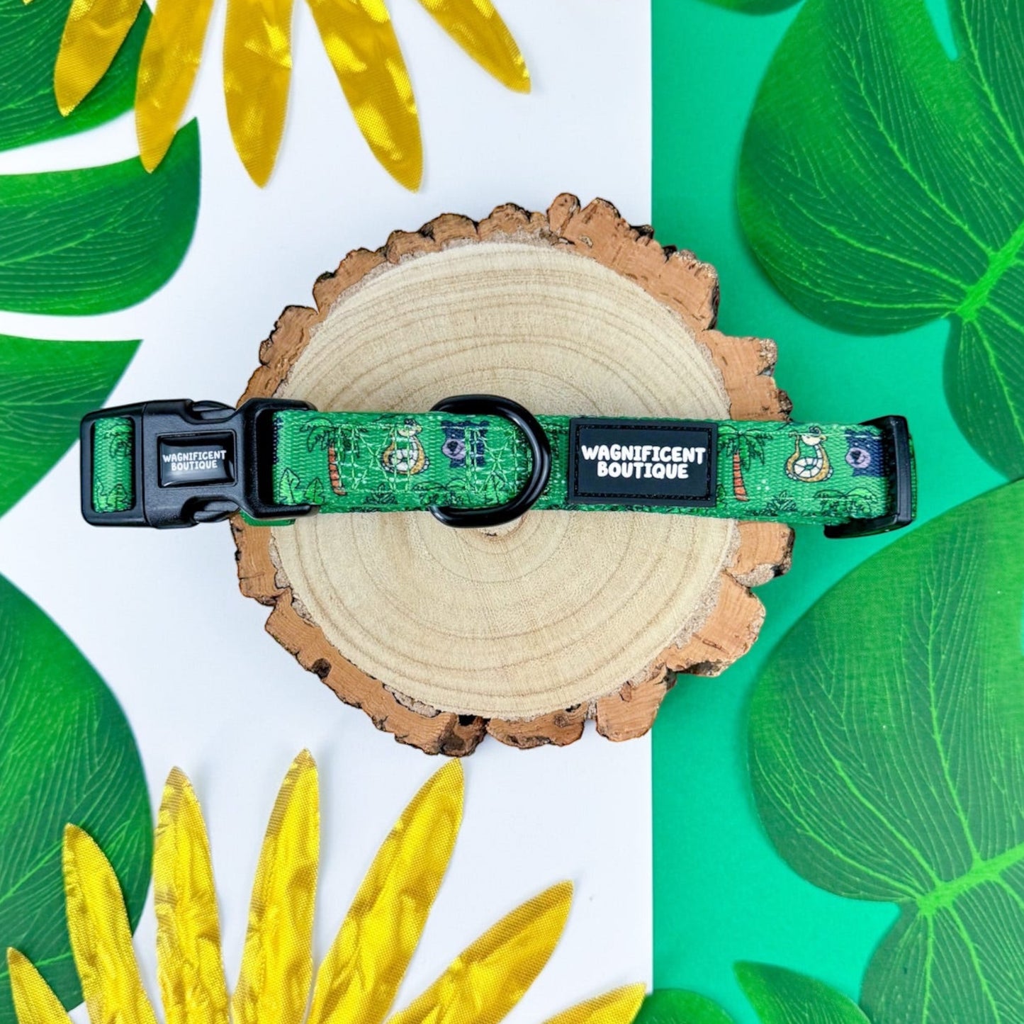Jungle Woof Adjustable Dog Collar