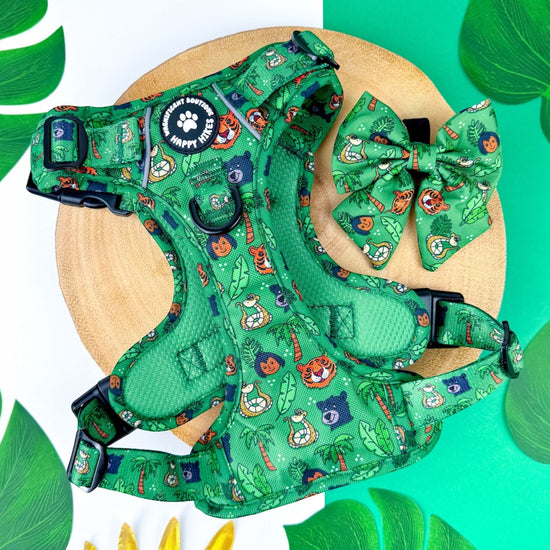 Happy Hikes No Pull Dog Harness - Jungle Woof