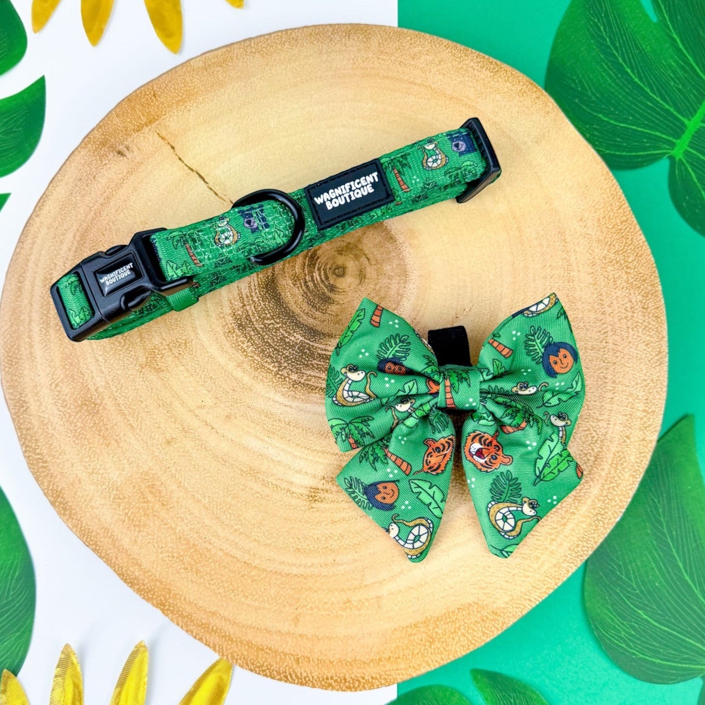 Jungle Woof Adjustable Dog Collar