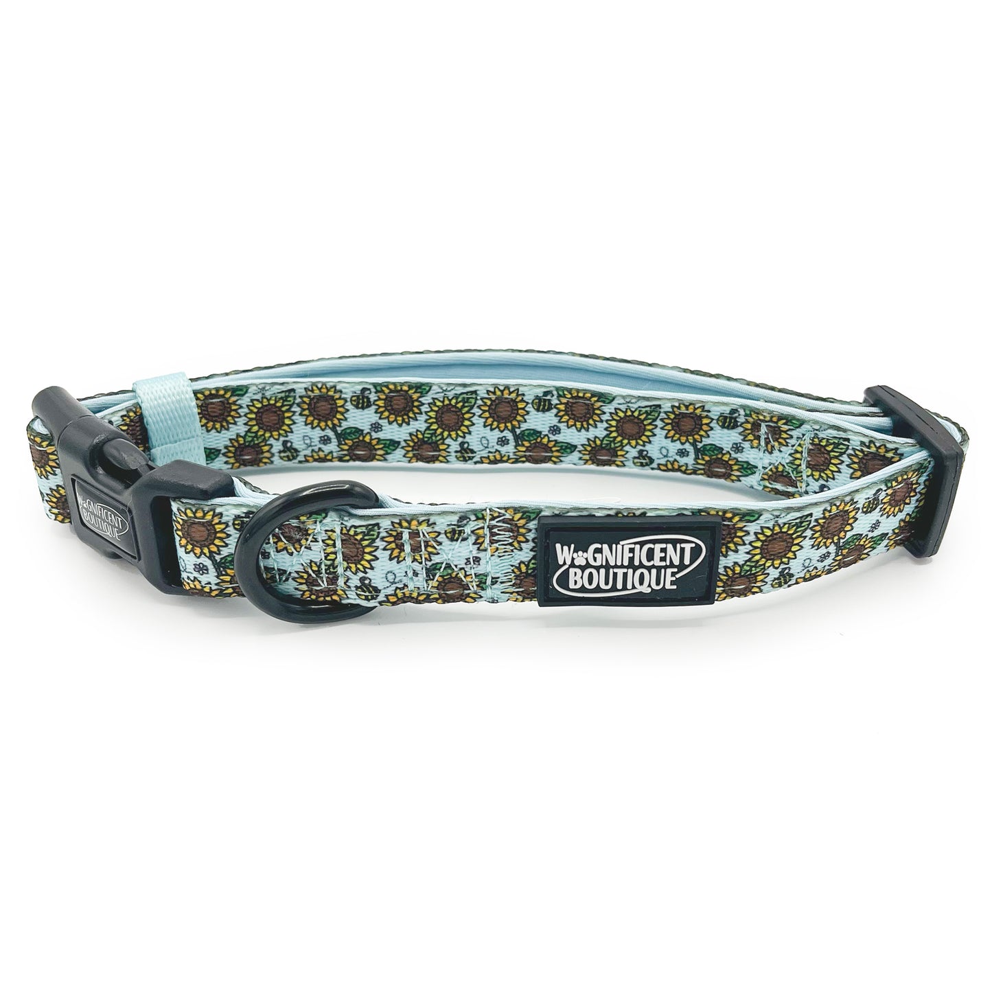 Sunflower Central Adjustable Dog Collar