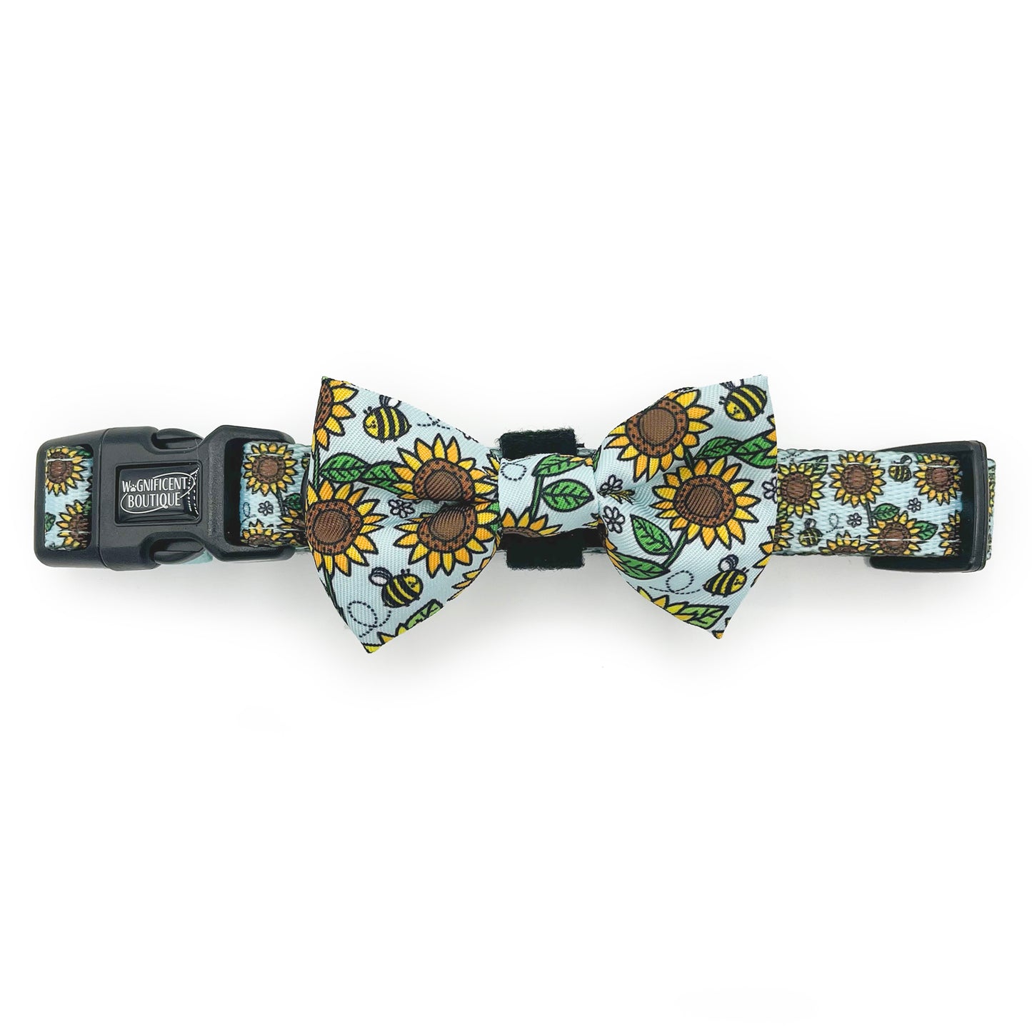 Sunflower Central Adjustable Dog Collar