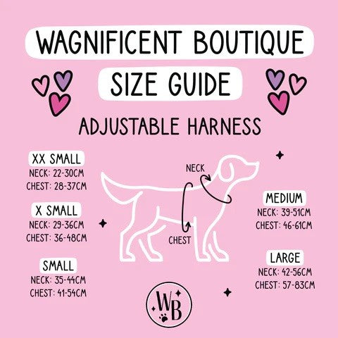 Mamas Girl Adjustable Dog Harness