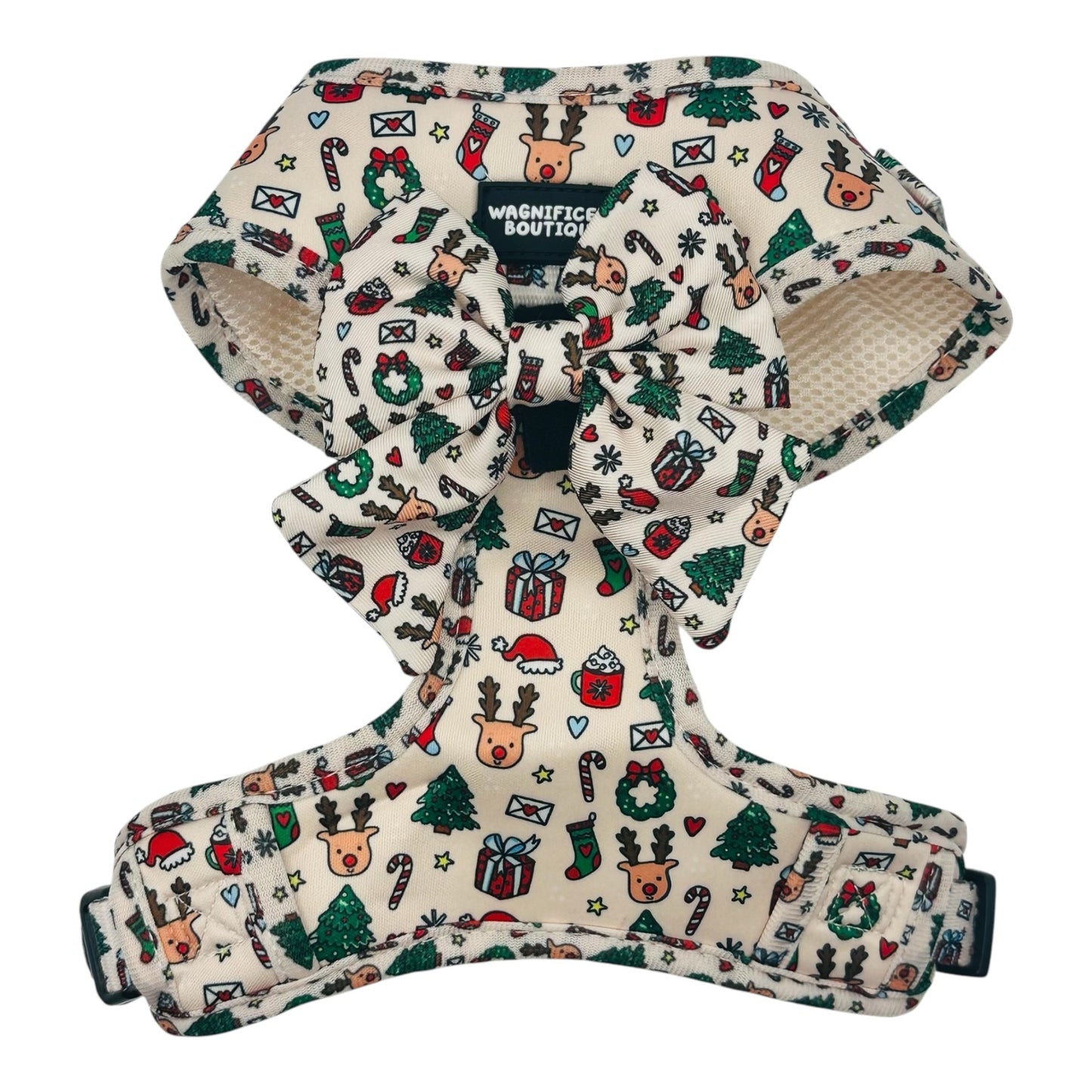 Merry Woofmas Sailor Bow With Harness