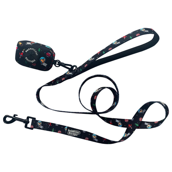 Space Pups Poo Bag Holder - Unique Poo Bag Holder | Wagnificent Boutique: Stylish Harnesses, Collars, Leads, and Matching Poo Bag Holders
